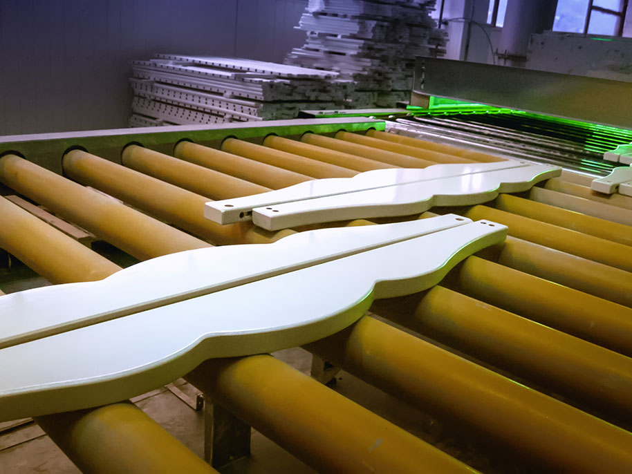 Is uv curing possible in white paint applications?
