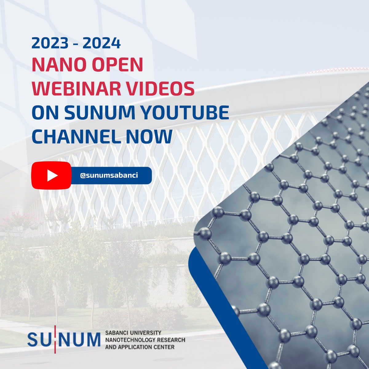2023-2024 Nano Open Webinar Videos Are Live on SUNUM YouTube Channel