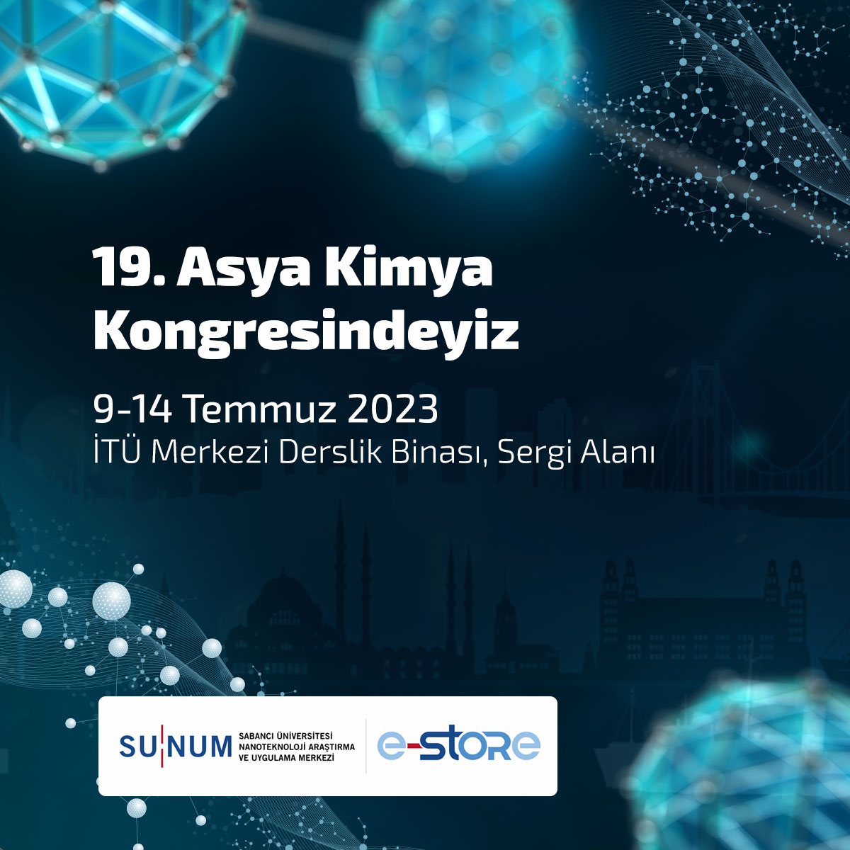SUNUM, 9-14 Temmuz'da 19. Asya Kimya Kongresi'nde