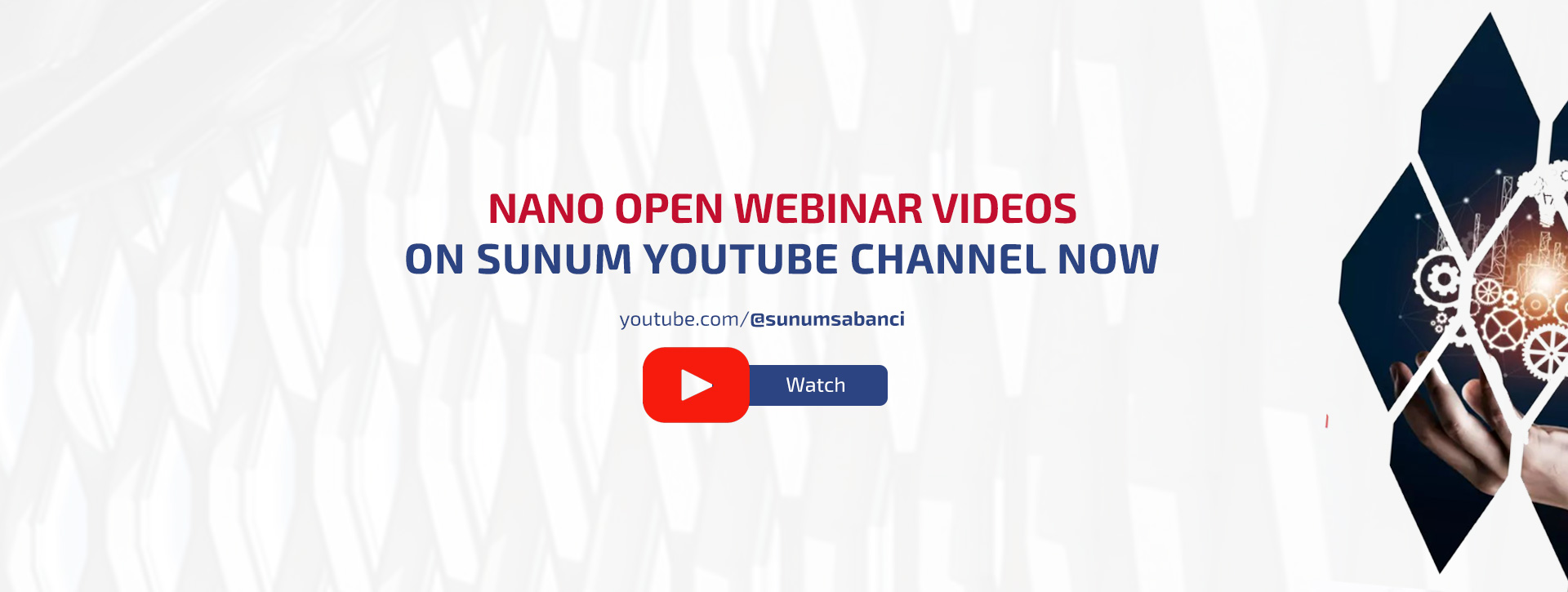 Nano Open Webinar Videos are on YouTube