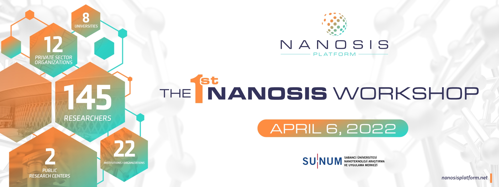 The 1st NANOSİS Workshop will be held on April 6