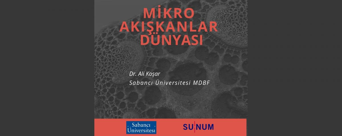 Nano Open : Mikro Akışkanlar Dünyası – Dr. Ali Koşar