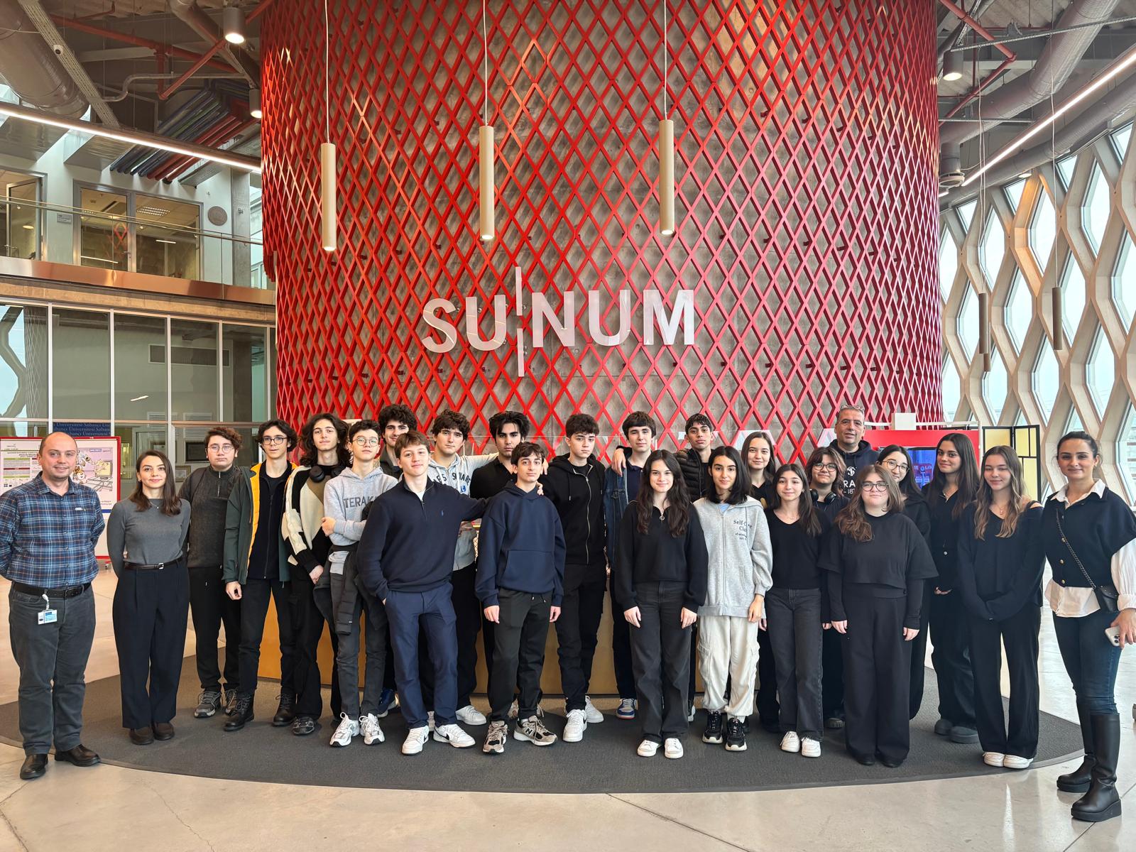 On January 15, we hosted the students of Terakki Foundation Schools, Şişli Terakki Private High School students at SUNUM.