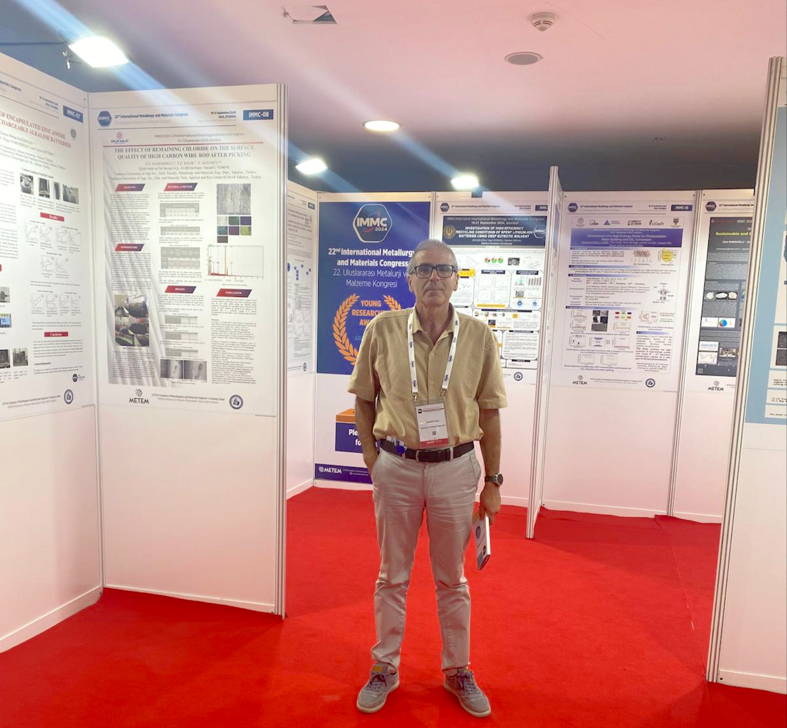 Participation in the 22nd International Metallurgy and Materials Congress