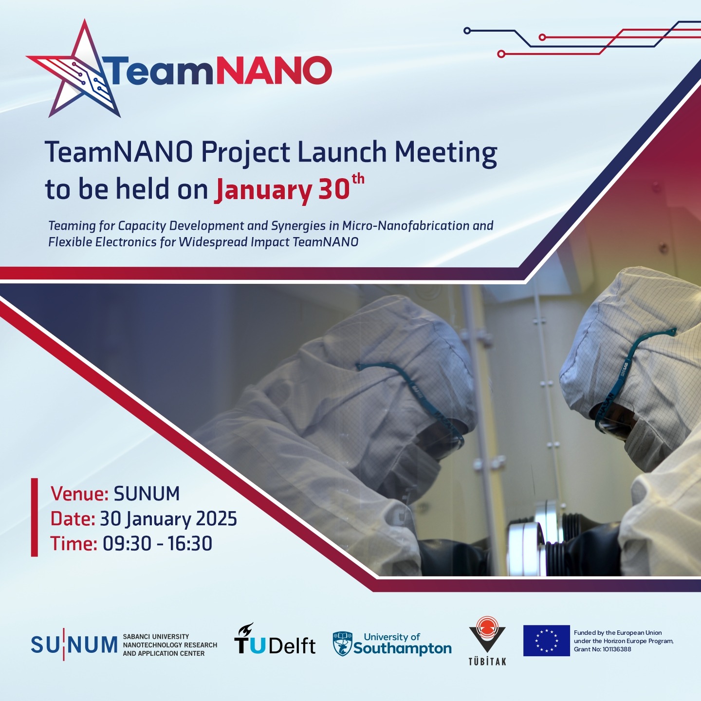 TeamNANO Launch Meeting to be held on January 30th