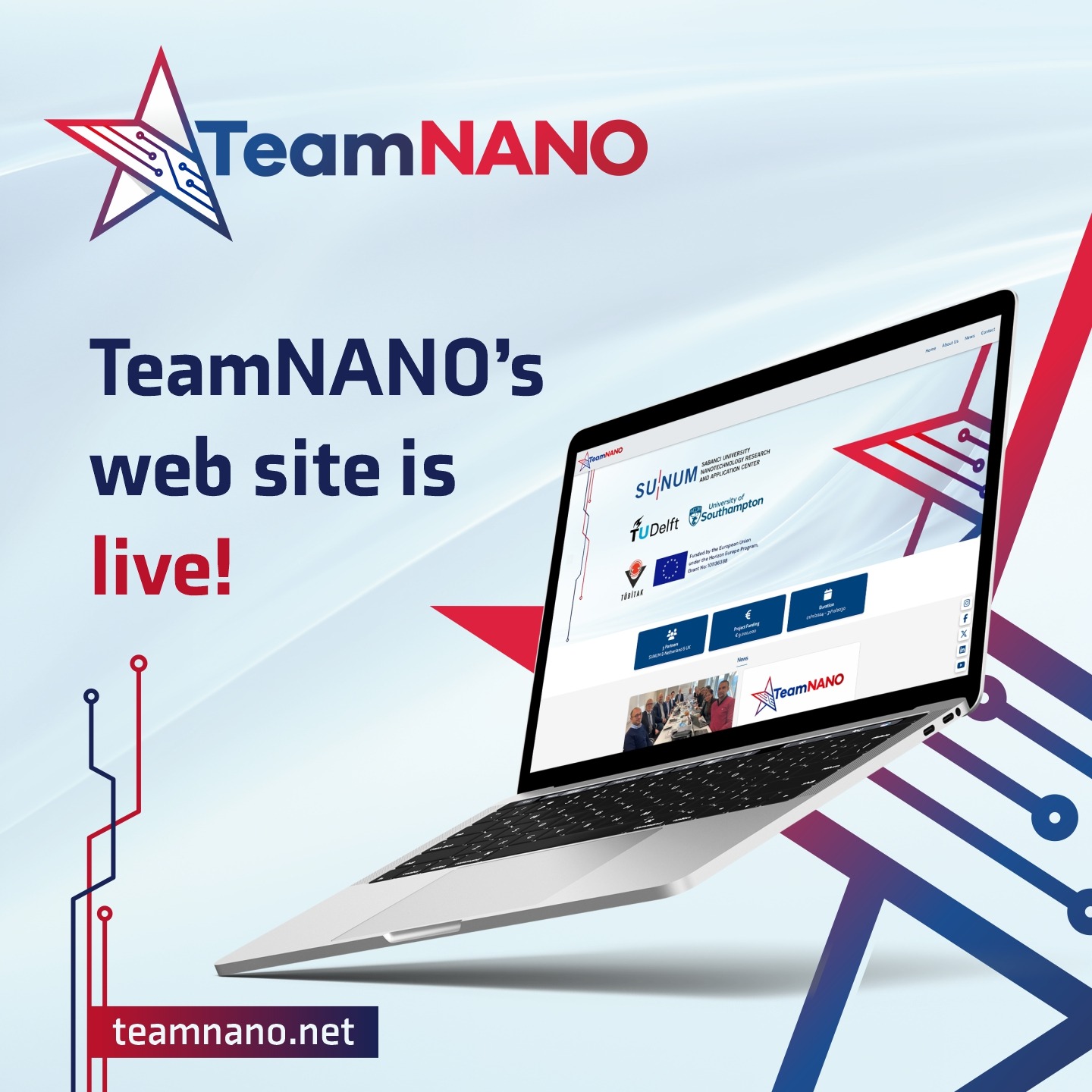 TeamNANO’s web site is live